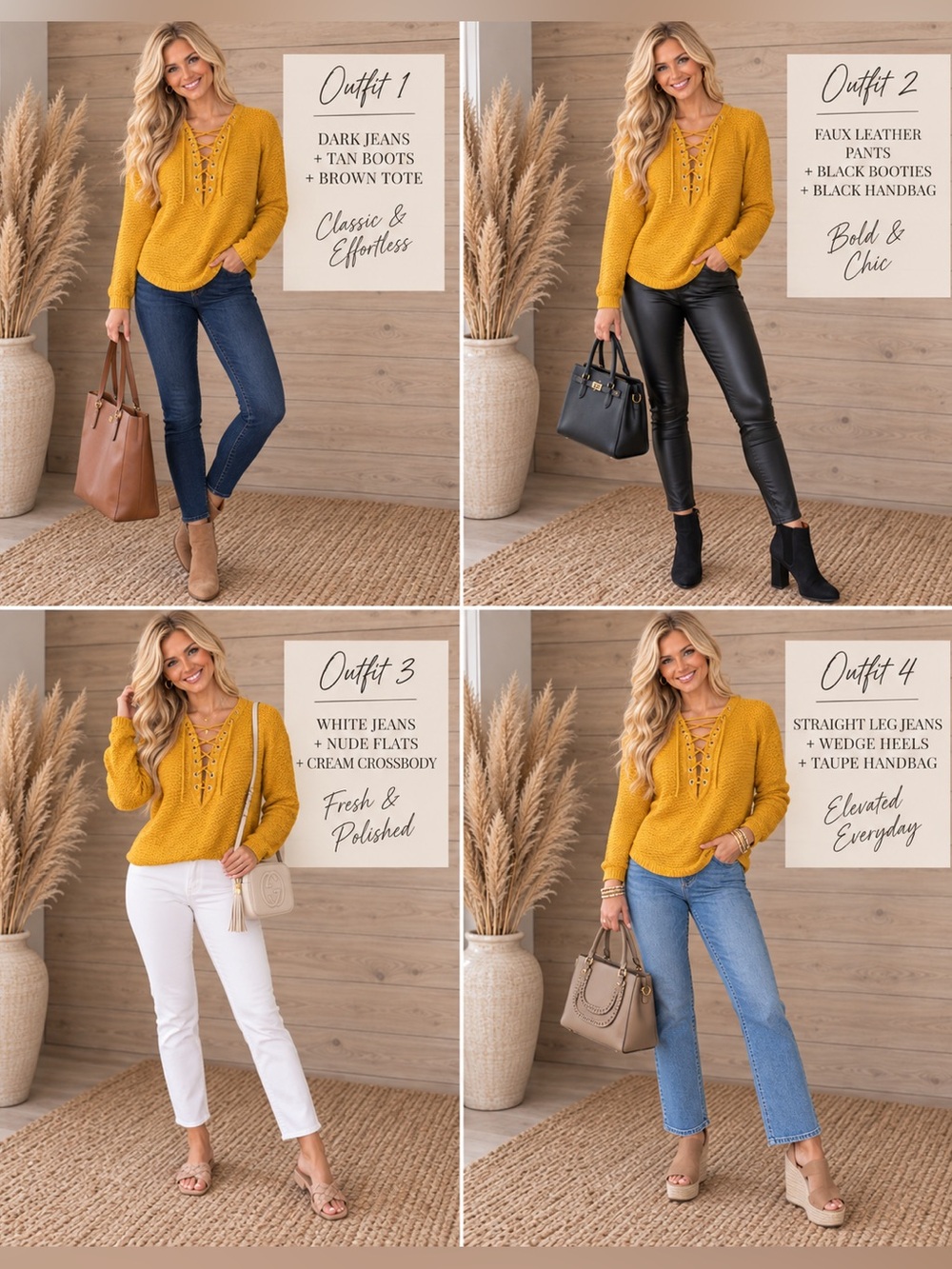 Mustard Yellow Long Sleeve Top - NWT - Picture 4 of 16